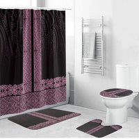 New Zealand Maori Kowhaiwhai Bathroom Set Mawhero Maui and Mangopare - Polynesian Pride