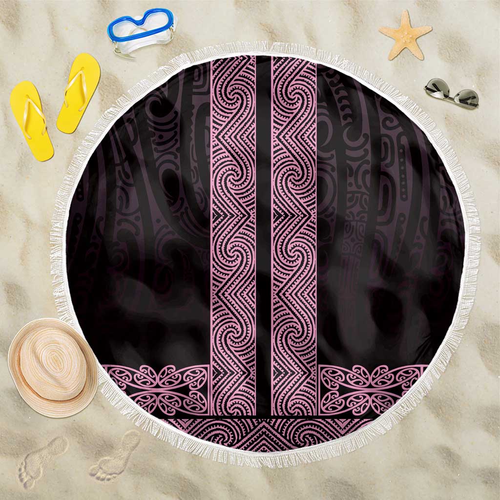 New Zealand Maori Kowhaiwhai Beach Blanket Mawhero Maui and Mangopare