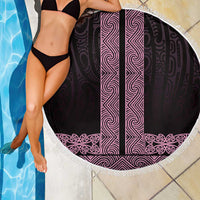 New Zealand Maori Kowhaiwhai Beach Blanket Mawhero Maui and Mangopare