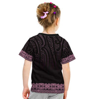 New Zealand Maori Kowhaiwhai Kid T Shirt Mawhero Maui and Mangopare LT9 - Polynesian Pride