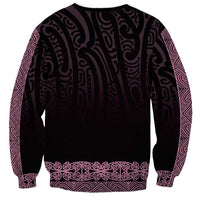 New Zealand Maori Kowhaiwhai Sweatshirt Mawhero Maui and Mangopare LT9 - Polynesian Pride