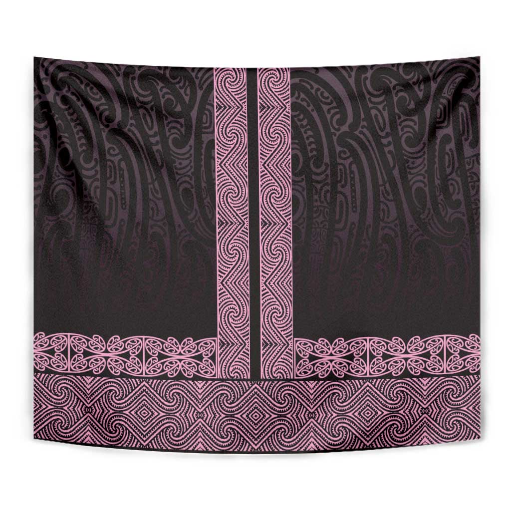 New Zealand Maori Kowhaiwhai Tapestry Mawhero Maui and Mangopare