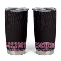 New Zealand Maori Kowhaiwhai Tumbler Cup Mawhero Maui and Mangopare LT9 Pink - Polynesian Pride