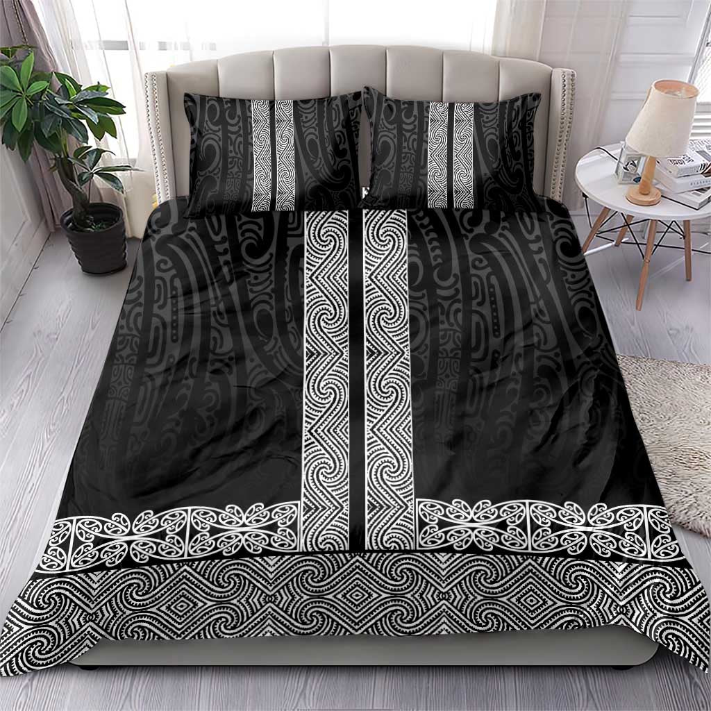 New Zealand Maori Kowhaiwhai Bedding Set Pango Maui and Mangopare