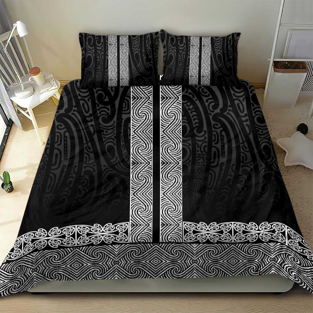 New Zealand Maori Kowhaiwhai Bedding Set Pango Maui and Mangopare
