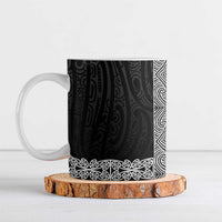 New Zealand Maori Kowhaiwhai Ceramic Mug Pango Maui and Mangopare - Polynesian Pride