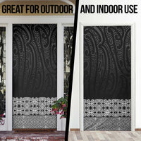 New Zealand Maori Kowhaiwhai Door Cover Pango Maui and Mangopare - Polynesian Pride