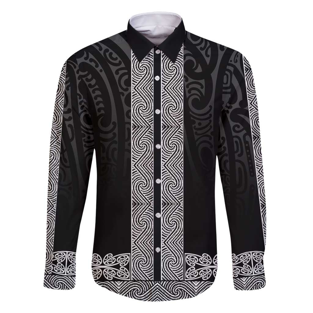 New Zealand Maori Kowhaiwhai Family Matching Off Shoulder Short Dress and Hawaiian Shirt Pango Maui and Mangopare