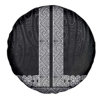 New Zealand Maori Kowhaiwhai Spare Tire Cover Pango Maui and Mangopare
