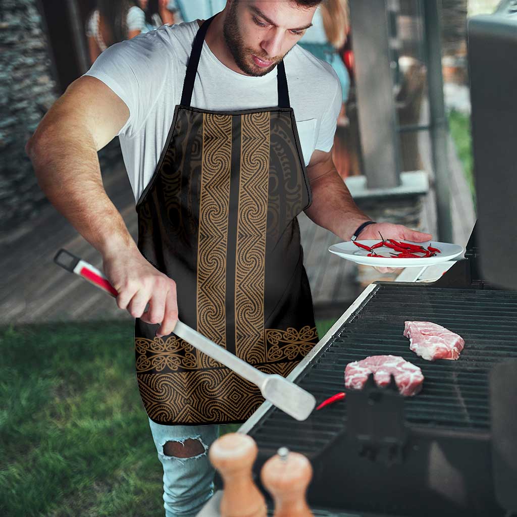 New Zealand Maori Kowhaiwhai Apron Parauri Maui and Mangopare - Polynesian Pride