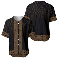 New Zealand Maori Kowhaiwhai Baseball Jersey Parauri Maui and Mangopare LT9 - Polynesian Pride