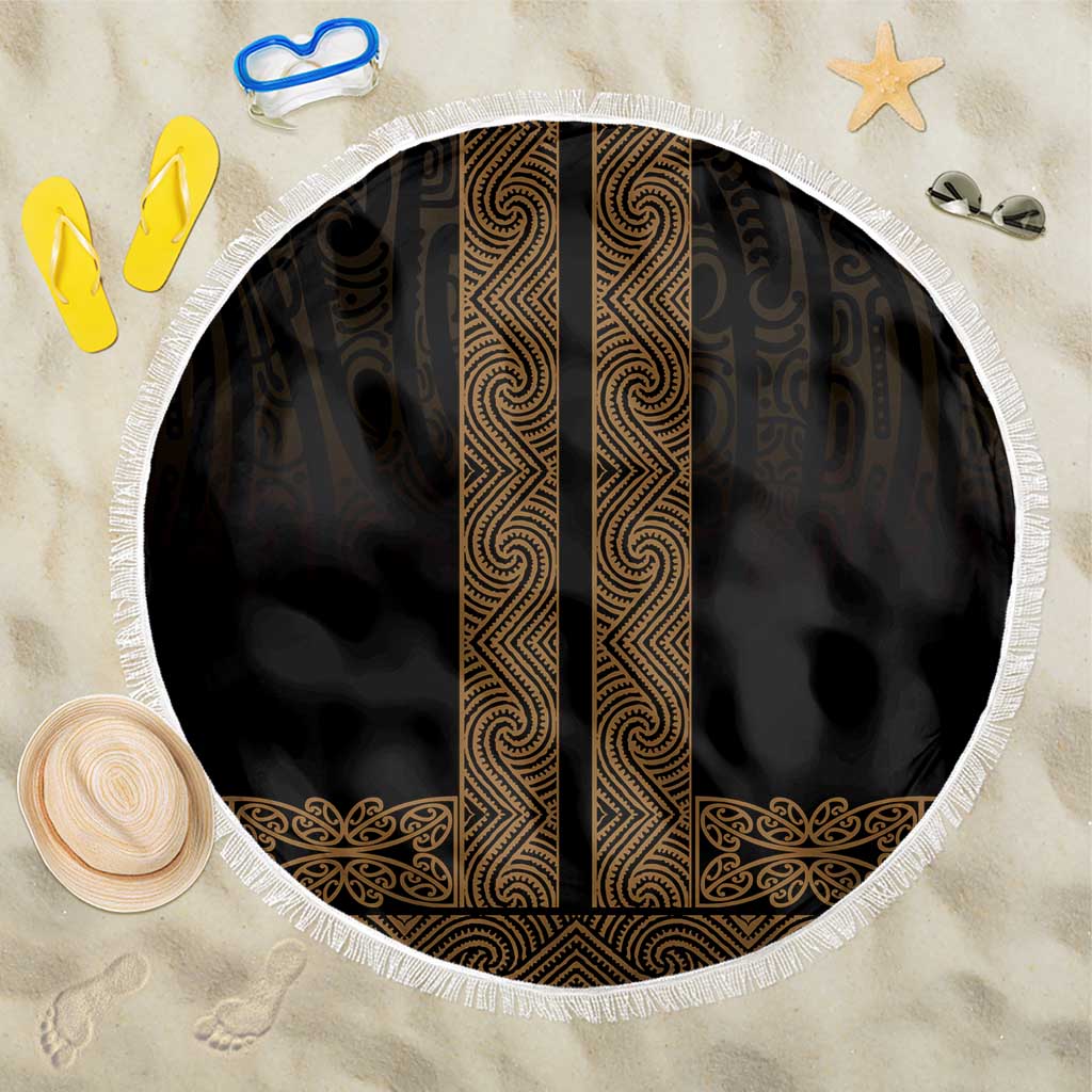 New Zealand Maori Kowhaiwhai Beach Blanket Parauri Maui and Mangopare