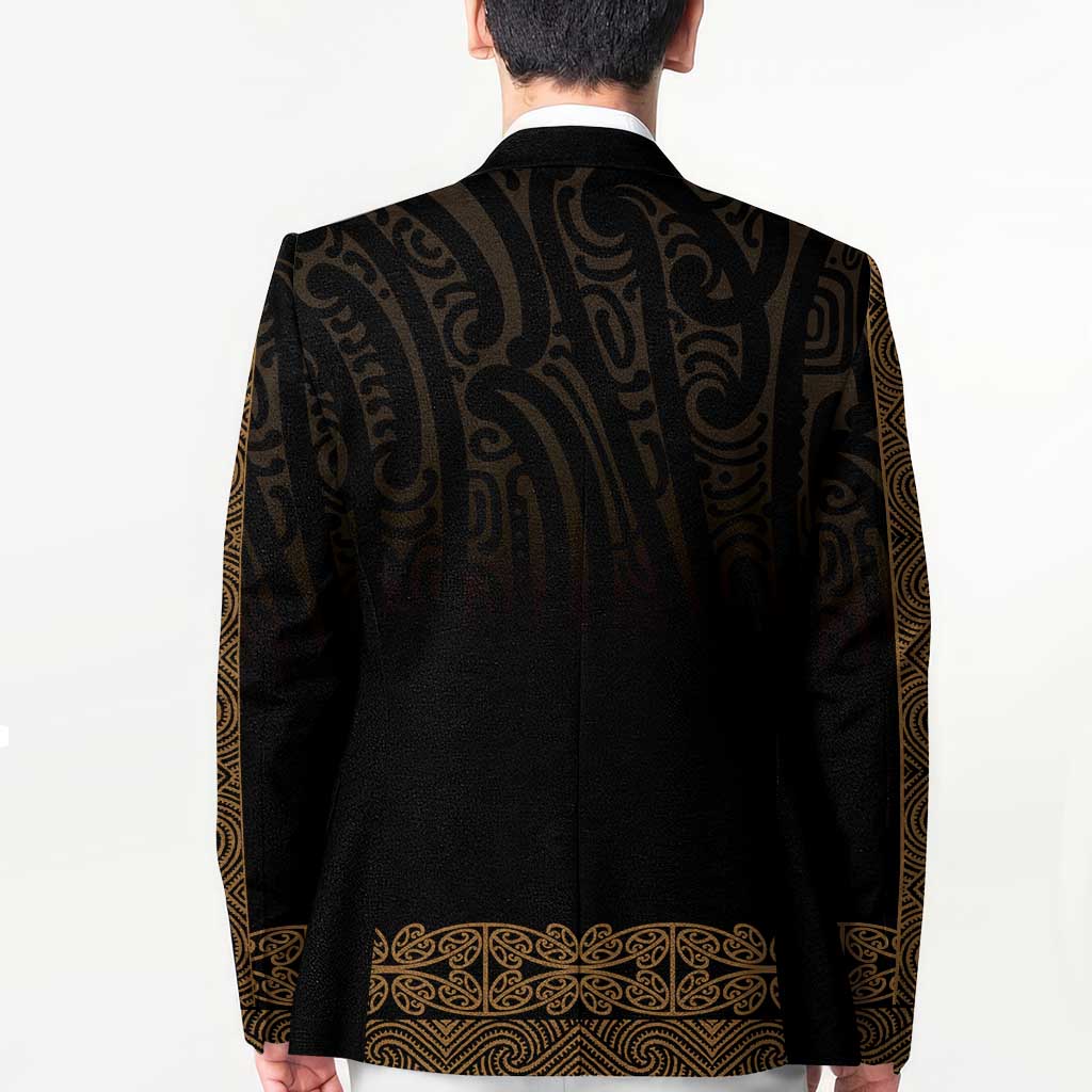 New Zealand Maori Kowhaiwhai Blazer Parauri Maui and Mangopare LT9 - Polynesian Pride