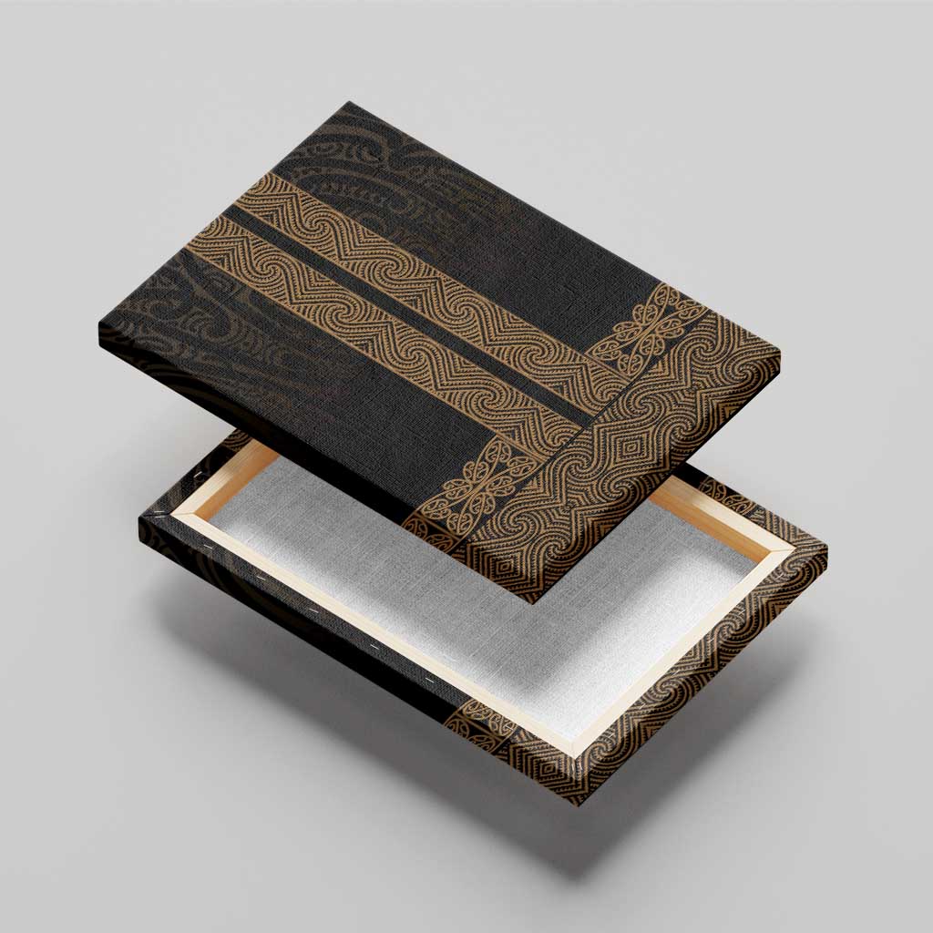 New Zealand Maori Kowhaiwhai Canvas Wall Art Parauri Maui and Mangopare