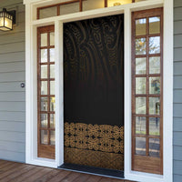 New Zealand Maori Kowhaiwhai Door Cover Parauri Maui and Mangopare - Polynesian Pride