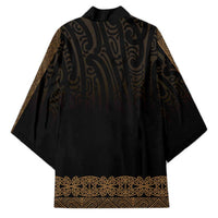 New Zealand Maori Kowhaiwhai Kimono Parauri Maui and Mangopare - Polynesian Pride