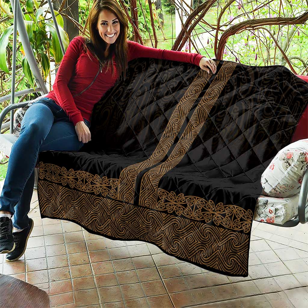 New Zealand Maori Kowhaiwhai Quilt Parauri Maui and Mangopare LT9 - Polynesian Pride