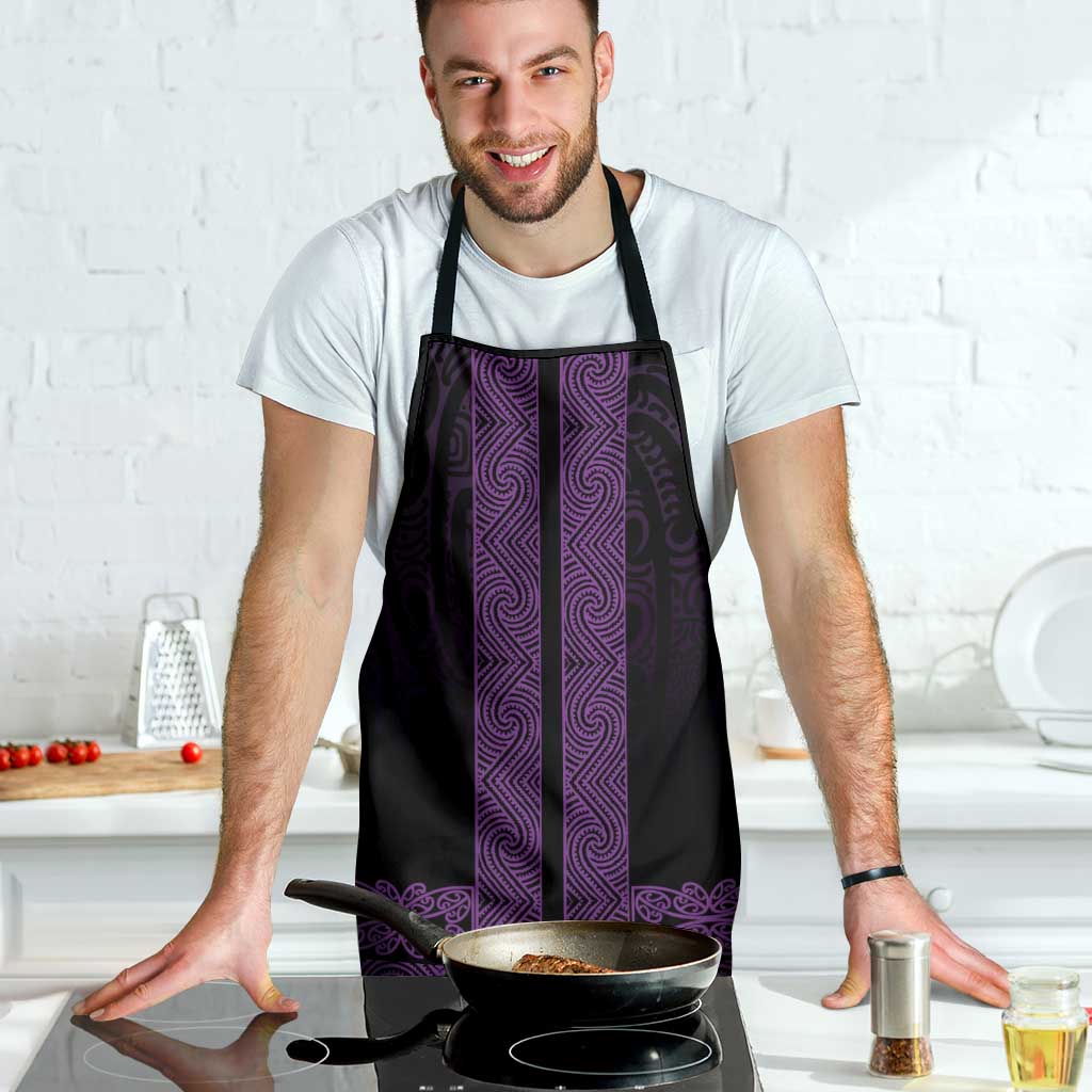 New Zealand Maori Kowhaiwhai Apron Waiporoporo Maui and Mangopare - Polynesian Pride