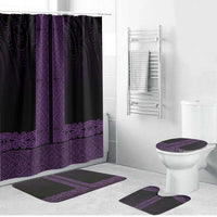 New Zealand Maori Kowhaiwhai Bathroom Set Waiporoporo Maui and Mangopare - Polynesian Pride