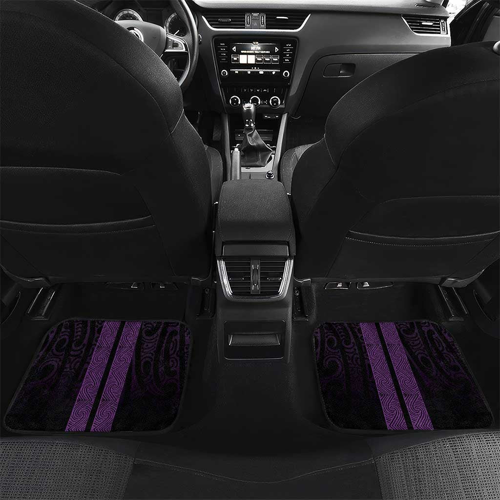 New Zealand Maori Kowhaiwhai Car Mats Waiporoporo Maui and Mangopare