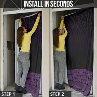 New Zealand Maori Kowhaiwhai Door Cover Waiporoporo Maui and Mangopare - Polynesian Pride