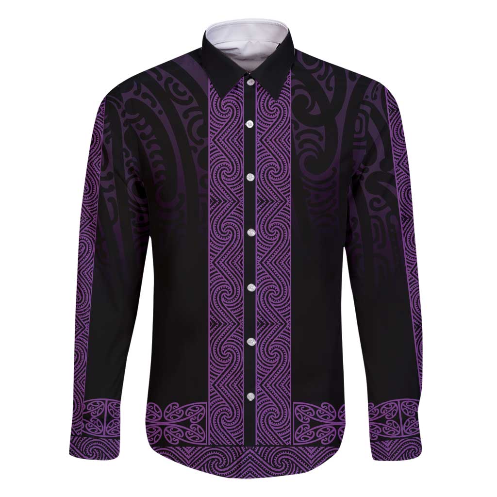 New Zealand Maori Kowhaiwhai Family Matching Off Shoulder Short Dress and Hawaiian Shirt Waiporoporo Maui and Mangopare