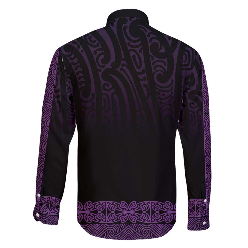 New Zealand Maori Kowhaiwhai Family Matching Puletasi and Hawaiian Shirt Waiporoporo Maui and Mangopare LT9 - Polynesian Pride