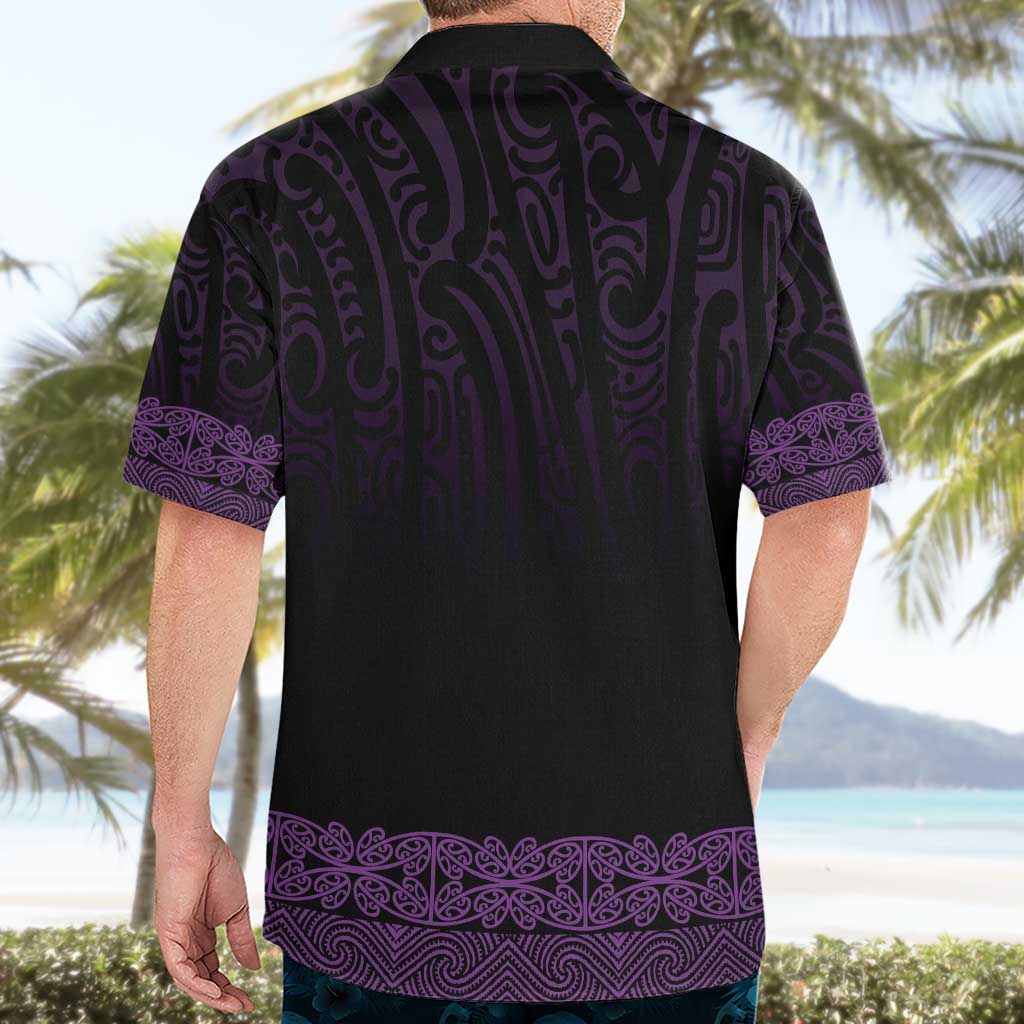 New Zealand Maori Kowhaiwhai Hawaiian Shirt Waiporoporo Maui and Mangopare