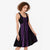 New Zealand Maori Kowhaiwhai Midi Dress Waiporoporo Maui and Mangopare - Polynesian Pride