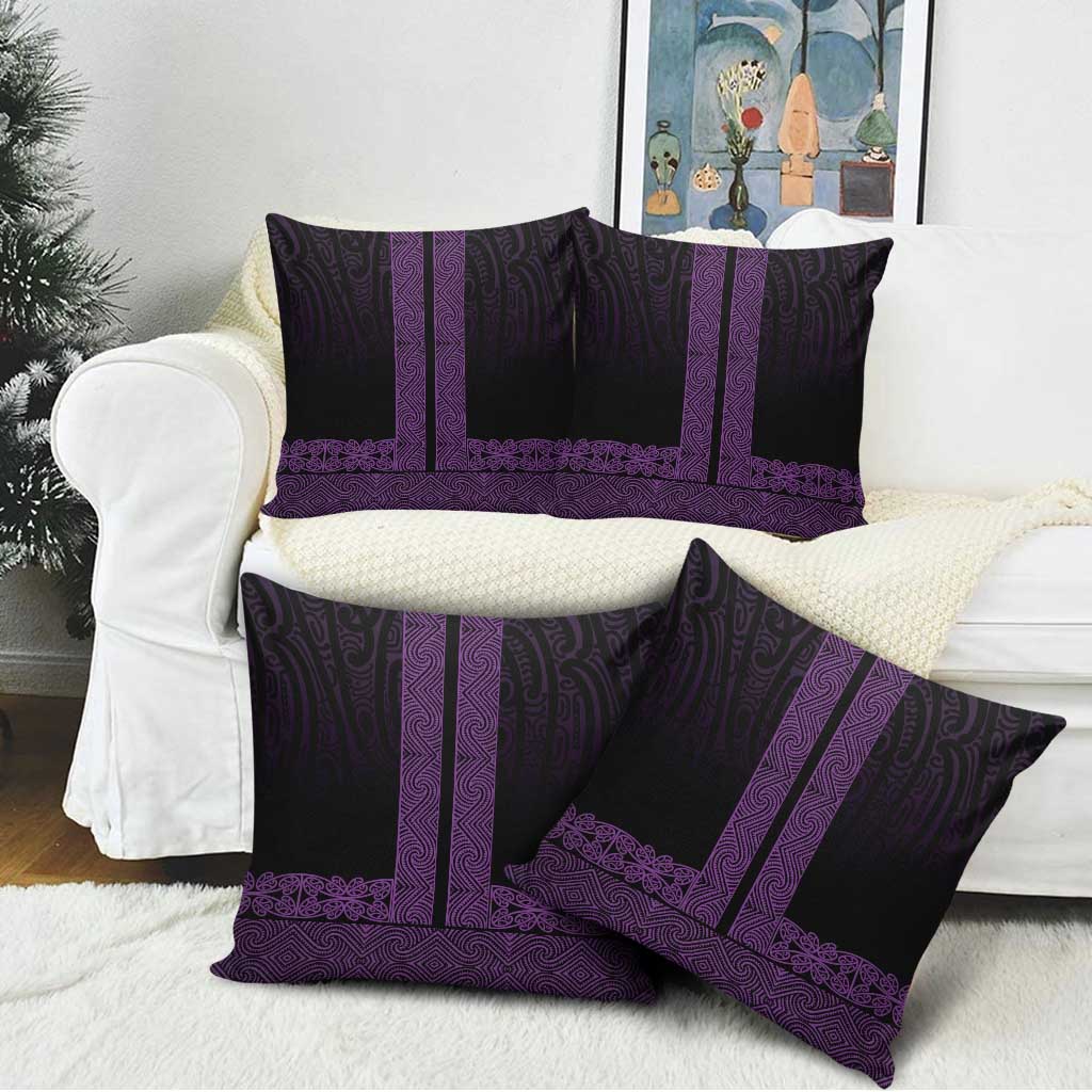 New Zealand Maori Kowhaiwhai Pillow Cover Waiporoporo Maui and Mangopare - Polynesian Pride