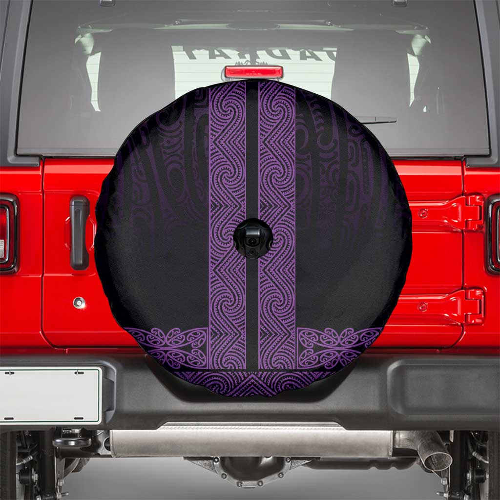 New Zealand Maori Kowhaiwhai Spare Tire Cover Waiporoporo Maui and Mangopare