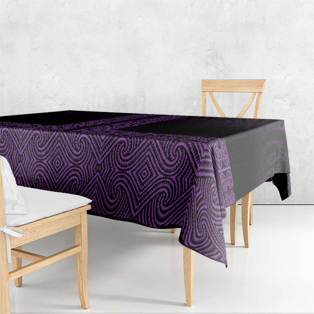 New Zealand Maori Kowhaiwhai Tablecloth Waiporoporo Maui and Mangopare LT9 - Polynesian Pride