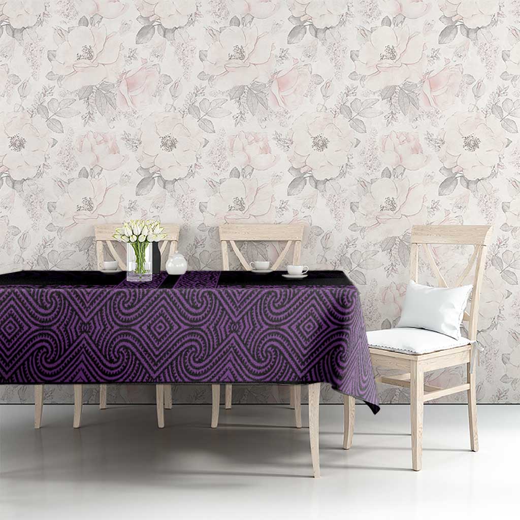 New Zealand Maori Kowhaiwhai Tablecloth Waiporoporo Maui and Mangopare LT9 - Polynesian Pride
