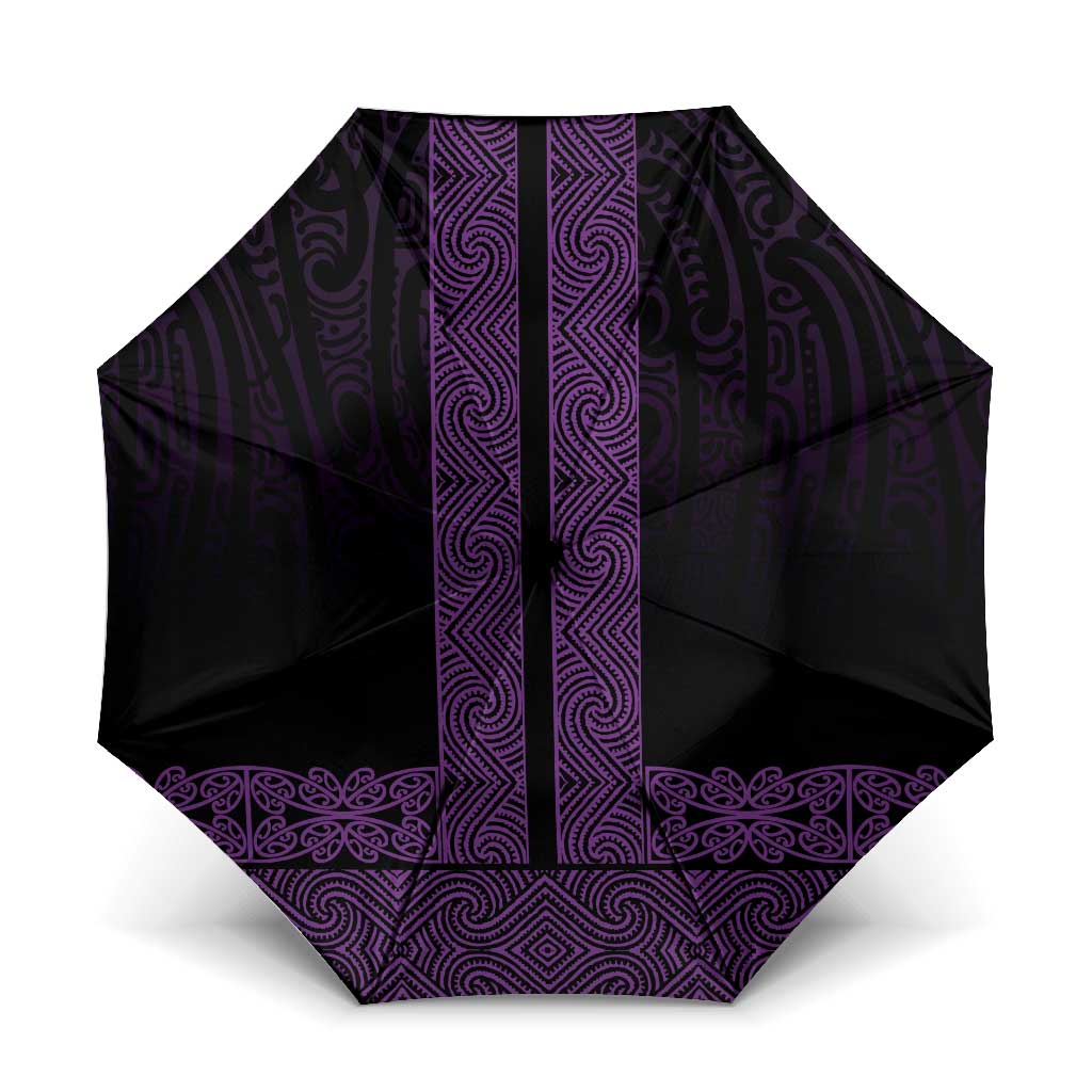 New Zealand Maori Kowhaiwhai Umbrella Waiporoporo Maui and Mangopare - Polynesian Pride