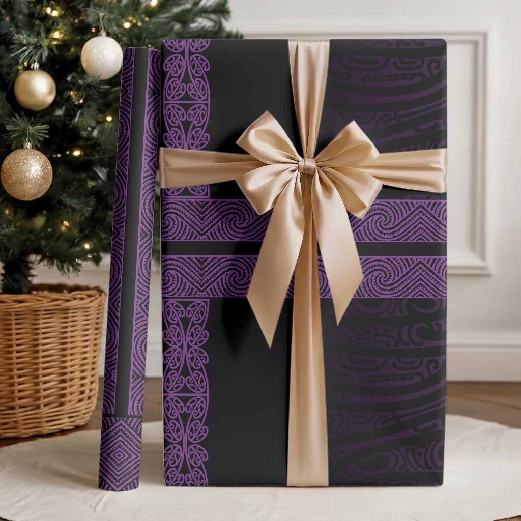 New Zealand Maori Kowhaiwhai Wrapping Paper Waiporoporo Maui and Mangopare - Polynesian Pride