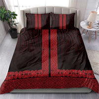 New Zealand Maori Kowhaiwhai Bedding Set Whero Maui and Mangopare