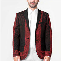 New Zealand Maori Kowhaiwhai Blazer Whero Maui and Mangopare LT9 - Polynesian Pride