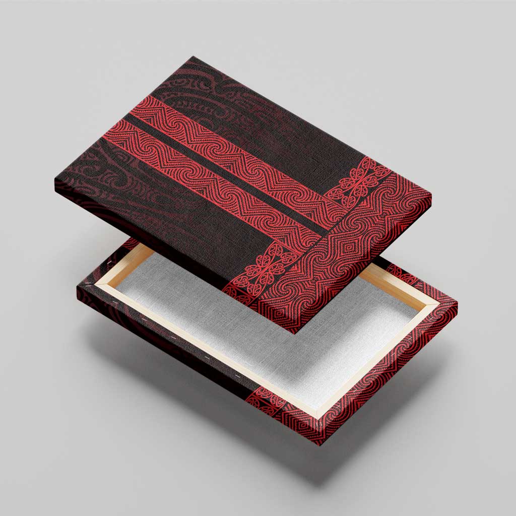 New Zealand Maori Kowhaiwhai Canvas Wall Art Whero Maui and Mangopare