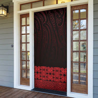 New Zealand Maori Kowhaiwhai Door Cover Whero Maui and Mangopare - Polynesian Pride