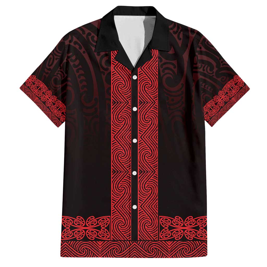 New Zealand Maori Kowhaiwhai Family Matching Summer Maxi Dress and Hawaiian Shirt Whero Maui and Mangopare