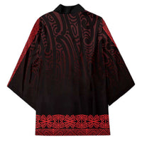 New Zealand Maori Kowhaiwhai Kimono Whero Maui and Mangopare - Polynesian Pride