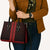 New Zealand Maori Kowhaiwhai Leather Bag Whero Maui and Mangopare - Polynesian Pride
