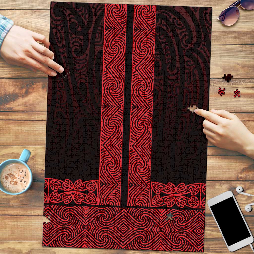 New Zealand Maori Kowhaiwhai Puzzle Whero Maui and Mangopare - Polynesian Pride