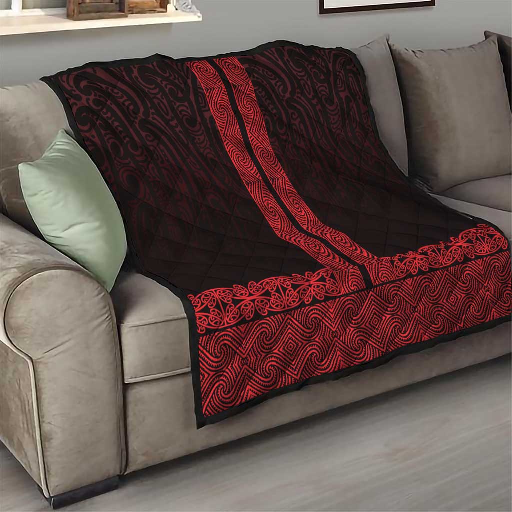 New Zealand Maori Kowhaiwhai Quilt Whero Maui and Mangopare LT9 - Polynesian Pride