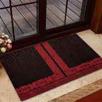 New Zealand Maori Kowhaiwhai Rubber Doormat Whero Maui and Mangopare LT9 - Polynesian Pride