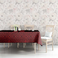 New Zealand Maori Kowhaiwhai Tablecloth Whero Maui and Mangopare LT9 - Polynesian Pride