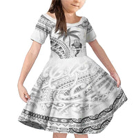 Custom Fiji Black Fern Family Matching Mermaid Dress and Hawaiian Shirt Maori Warroir with Fijian Masi Pattern