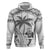 Custom Fiji Black Fern Hoodie Maori Warroir with Fijian Masi Pattern