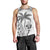 Custom Fiji Black Fern Men Tank Top Maori Warroir with Fijian Masi Pattern