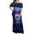 Custom Manu Samoa Sevens Rugby Off Shoulder Maxi Dress Samoan Tribal Tattoo